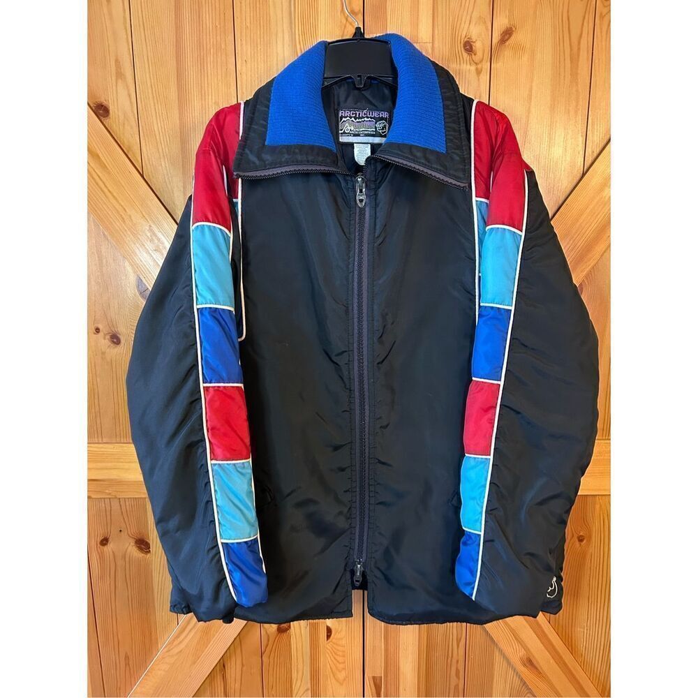 Vintage Team Arctic Cat Arctic Wear Adult  XL Large Jacket Snowmobile Racing (05